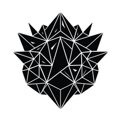 low poly color explosion