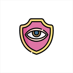 eye icon vector illustration