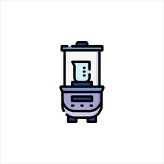 electric lamp vector illustration