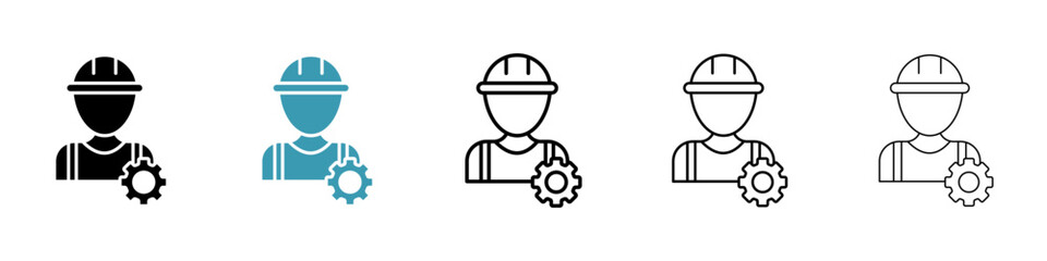 Service vector icon logo or illustration
