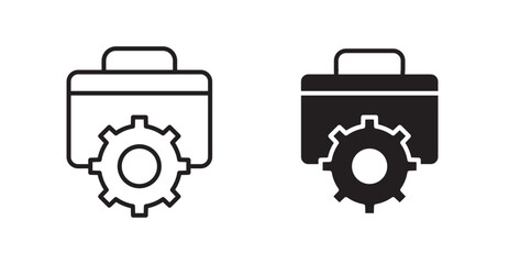Toolbox icons. Vector isolated elements concept