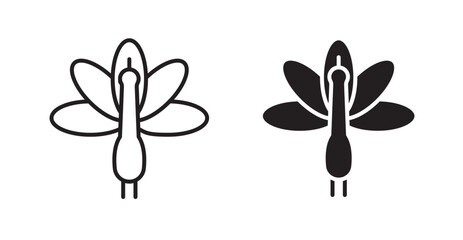 Thanksgiving peacock icons. Vector isolated elements concept