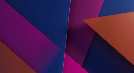 Geometric Hues: A 3D Abstract AI Generated
