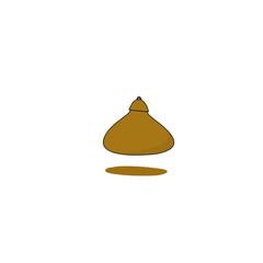 vector illustration of a pyramid