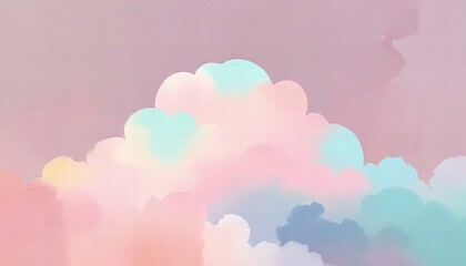 Fototapeta premium Abstract clouds and sky blend with high quality and resolution.