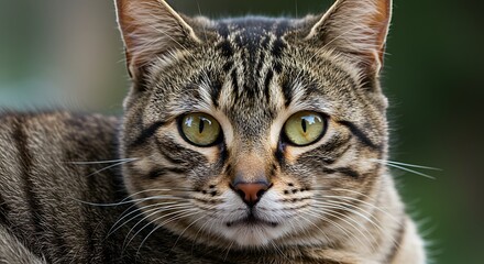 Obraz premium Emerald Gaze AI Generated