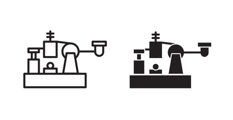 Morse code icons. Vector isolated elements concept