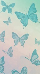 Pastel Flutter AI Generated