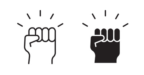 Empowerment icons. Vector isolated elements concept