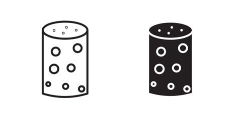 Cork icons. Vector isolated elements concept