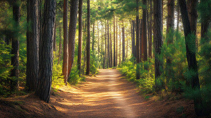 road in the forest