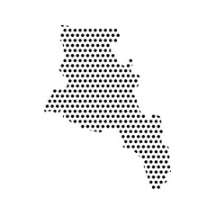 Obraz premium Catamarca Argentina province map set