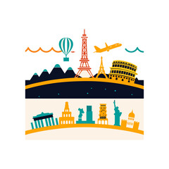 vector illustration of a city