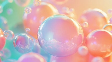 pastel bubble background dreamy abstract texture