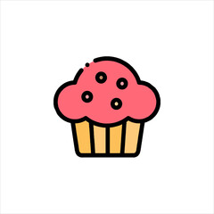 cupcake with cherry