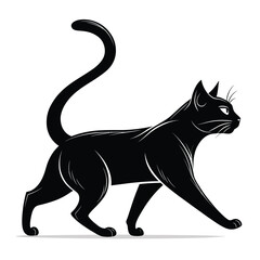  cat silhouette vector