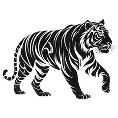 tiger silhouette vector
