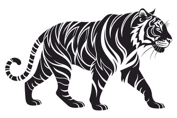 tiger silhouette vector