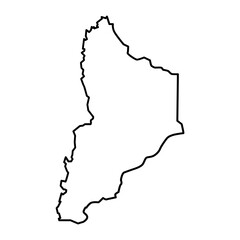 Obraz premium Neuquen Argentina province map set