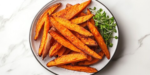 Crispy Sweet Potato Fries: A Golden, Rustic Delight