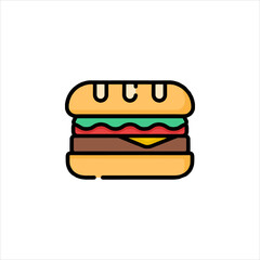 fast food illustration