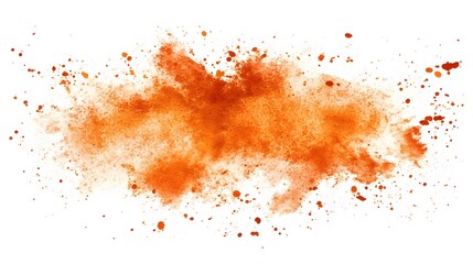 Abstract Orange Watercolor Splash Background Texture