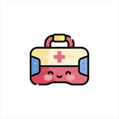 red suitcase icon