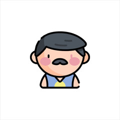 cartoon policeman in uniform