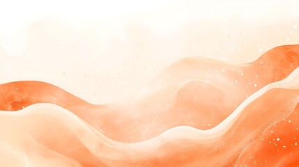 Obraz premium Orange Wave Abstract Background.