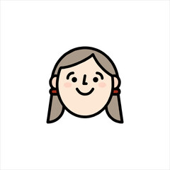 girl with headphones