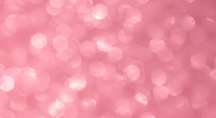 Blush Light: A Rosy Bokeh Dream AI Generated