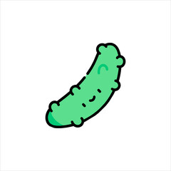 illustration of cucumber