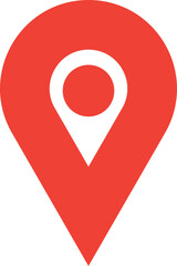 Fototapeta premium Map Pin Location Icon