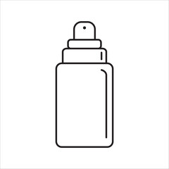 Perfume vector illustration. Clothing, costume and accessories concept. on white background