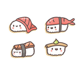 Set Sushi Cute