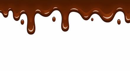 Dripping Chocolate Background