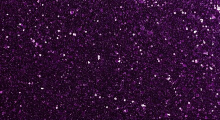 Obraz premium Midnight Sparkle: A Deep Purple Glitter Texture AI Generated