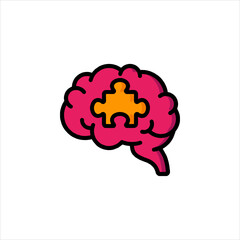 brain with speech bubble