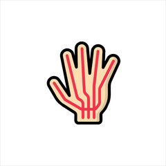 Obraz premium hand with red heart