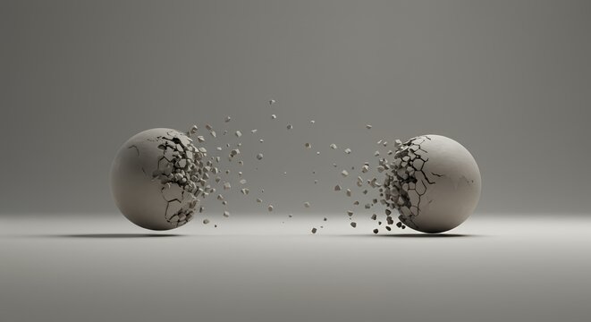 Disintegration: A Study in Fractured Spheres