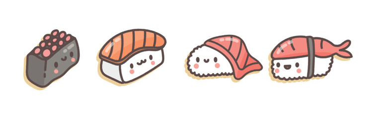 Set Sushi Cute