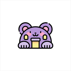 teddy bear in a box