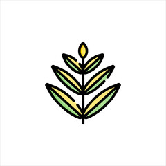vector leaf icon