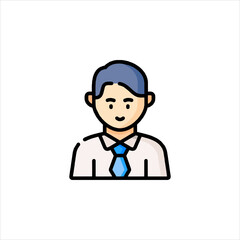 businessman with headset