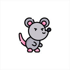 mouse with heart