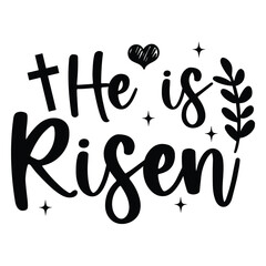 He is risen SVG Art & Illustration