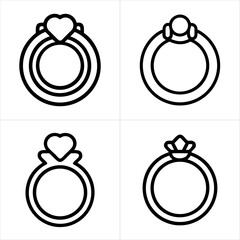 ring icon set
