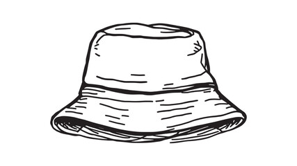 Cap Line Art illustration design modern minimalist style for branding