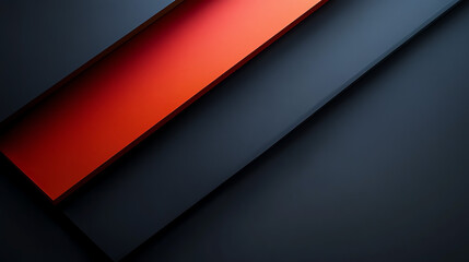 Obraz premium Minimalist abstract wallpaper with gradient blue, red, and orange hues on a black background. Blurred edges, high-end luxury feel, and HD details for a sleek mobile display.