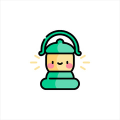 cartoon character of man